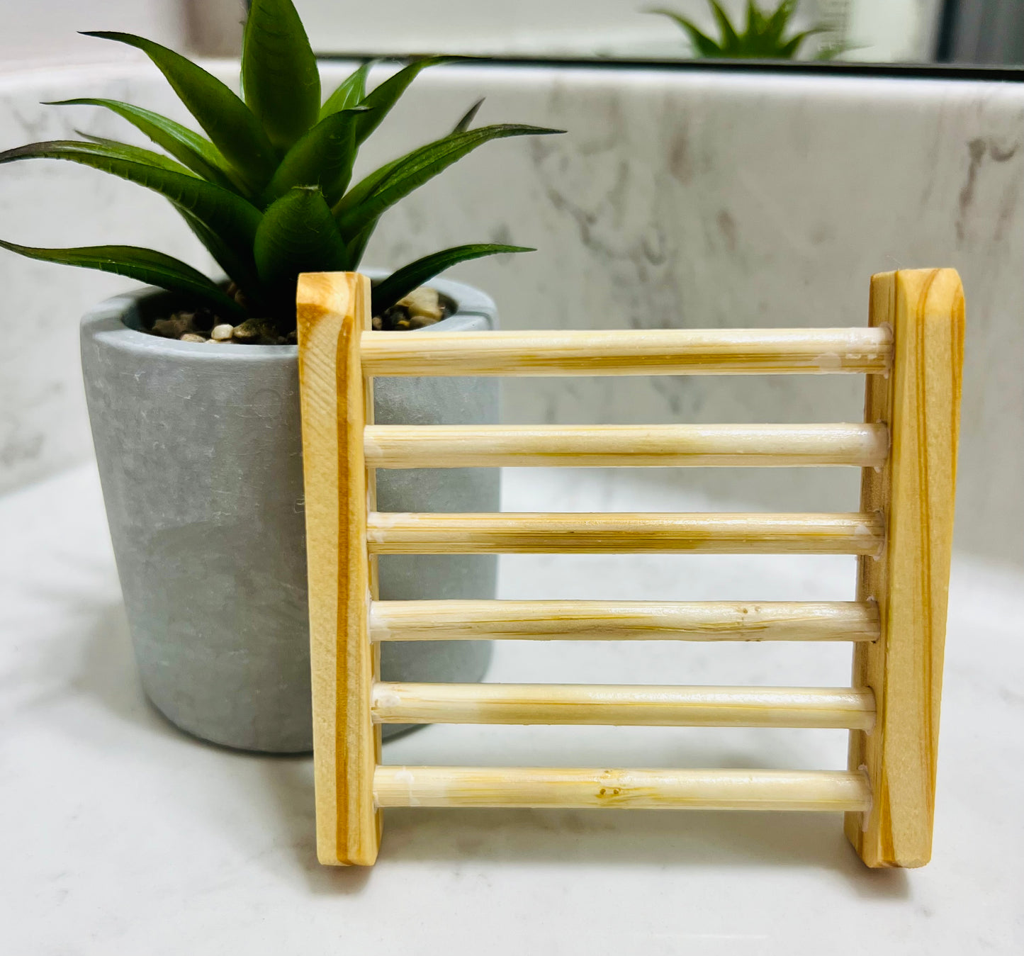 Bamboo Wood Soap Dish