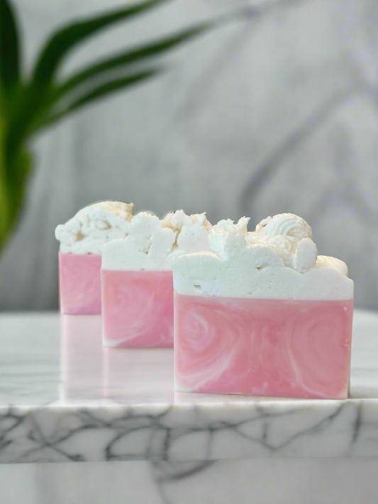 Strawberries and Cream Detergent Free MP Handmade Soap