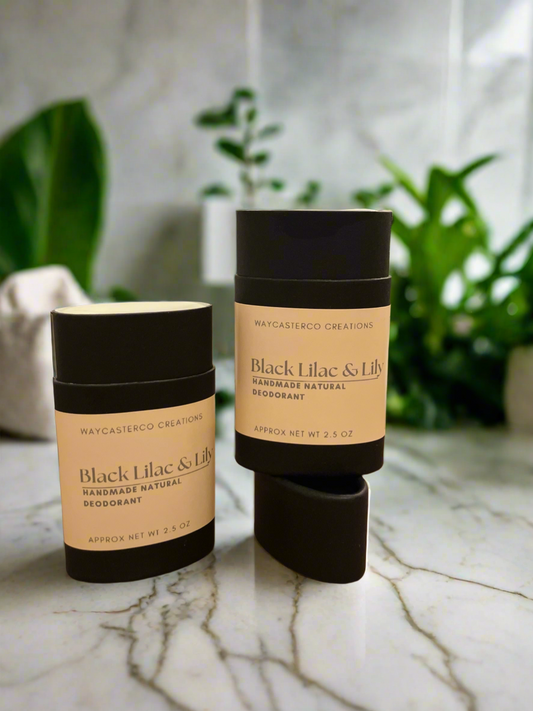 Black Lilac And Lily Natural Deodorant