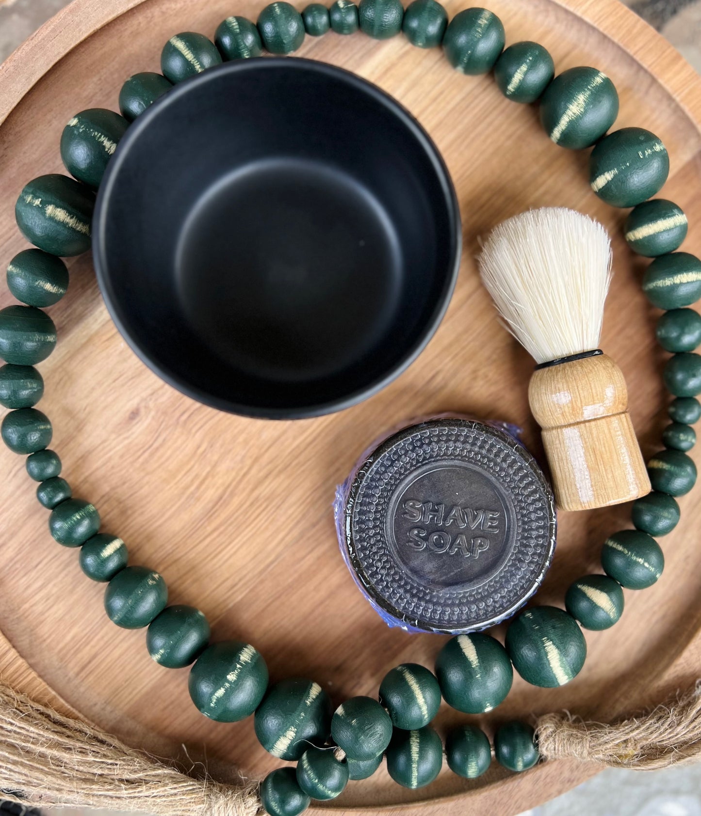 Clay and Basil Handmade MP Shave Soap